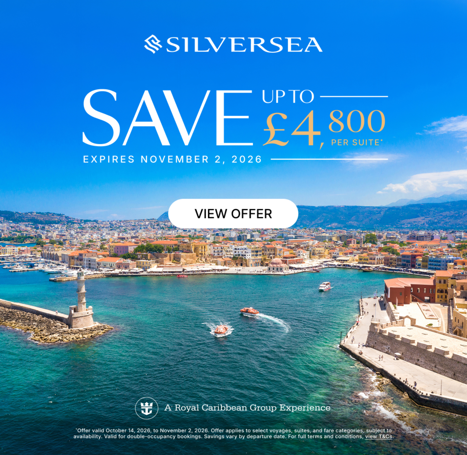 Enjoy extra savings of up to £4,800 per Suite!