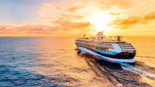 Marella Cruises Ship at Sunset