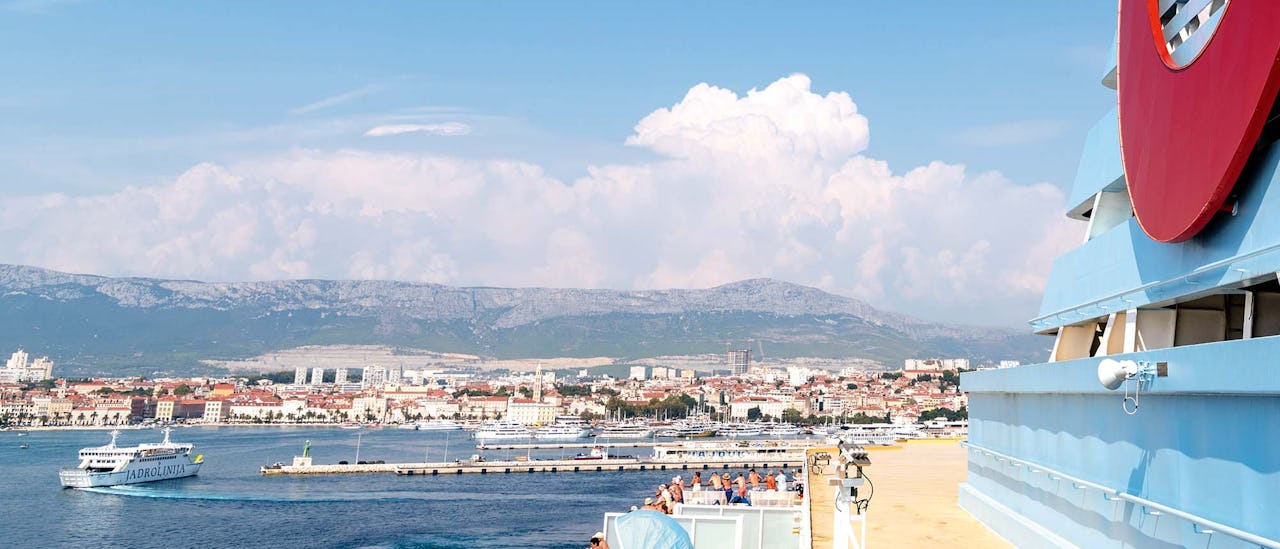 Marella Cruises Ship docked at a destination