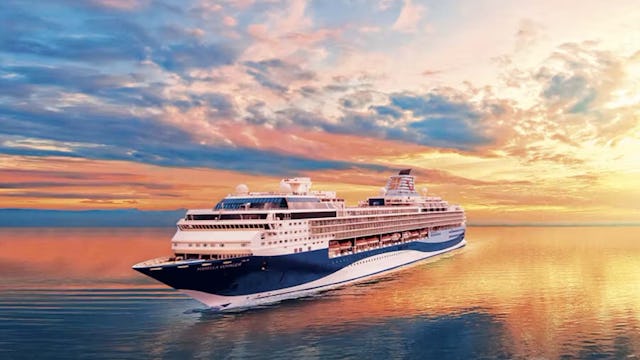 Marella Cruises Ship Marella Voyager at Sunset