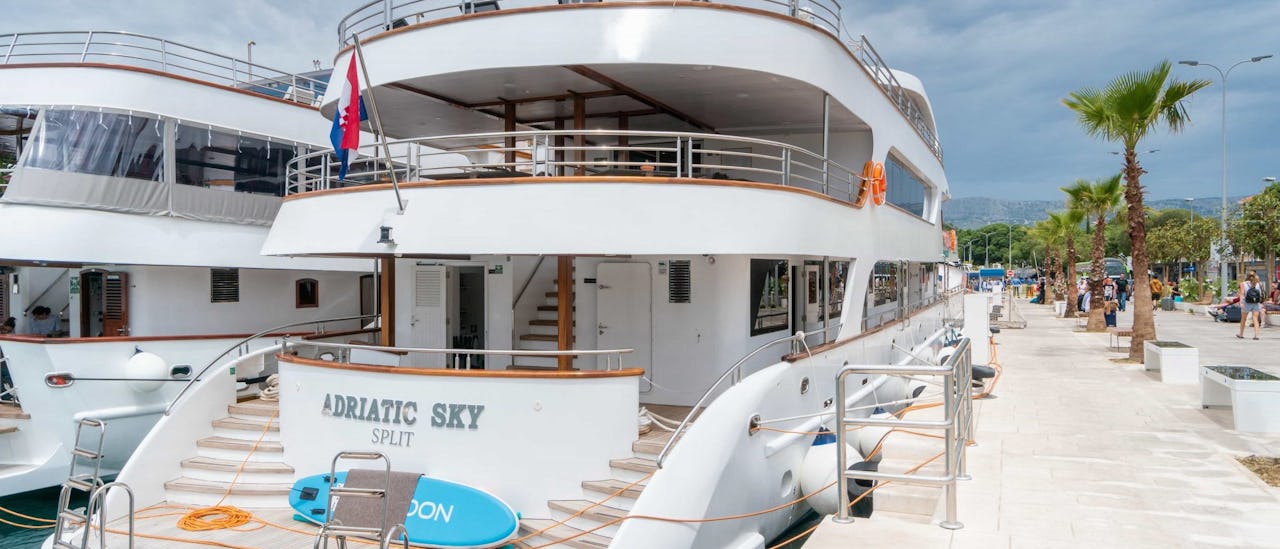 Stern of MS Adriatic Sky