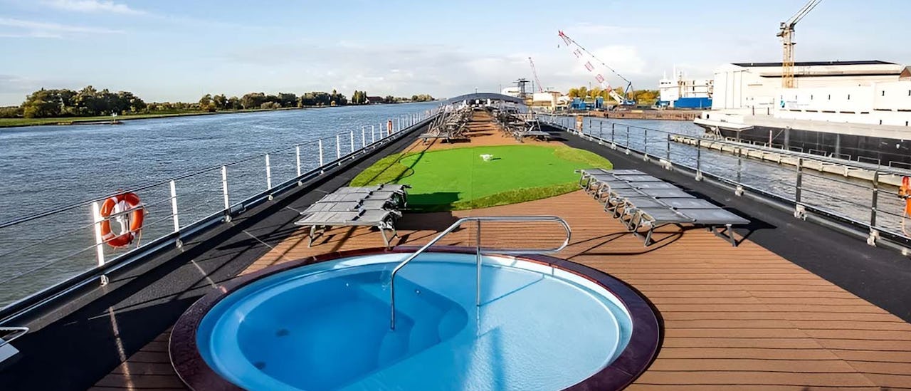 The Sun Deck of MS Geoffrey Chaucer