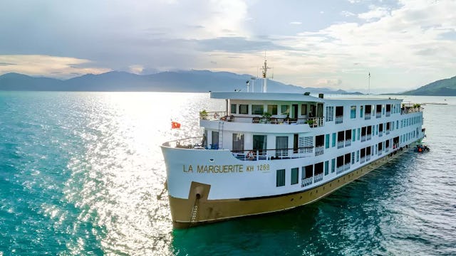 RV La Margeurite on the Mekong River