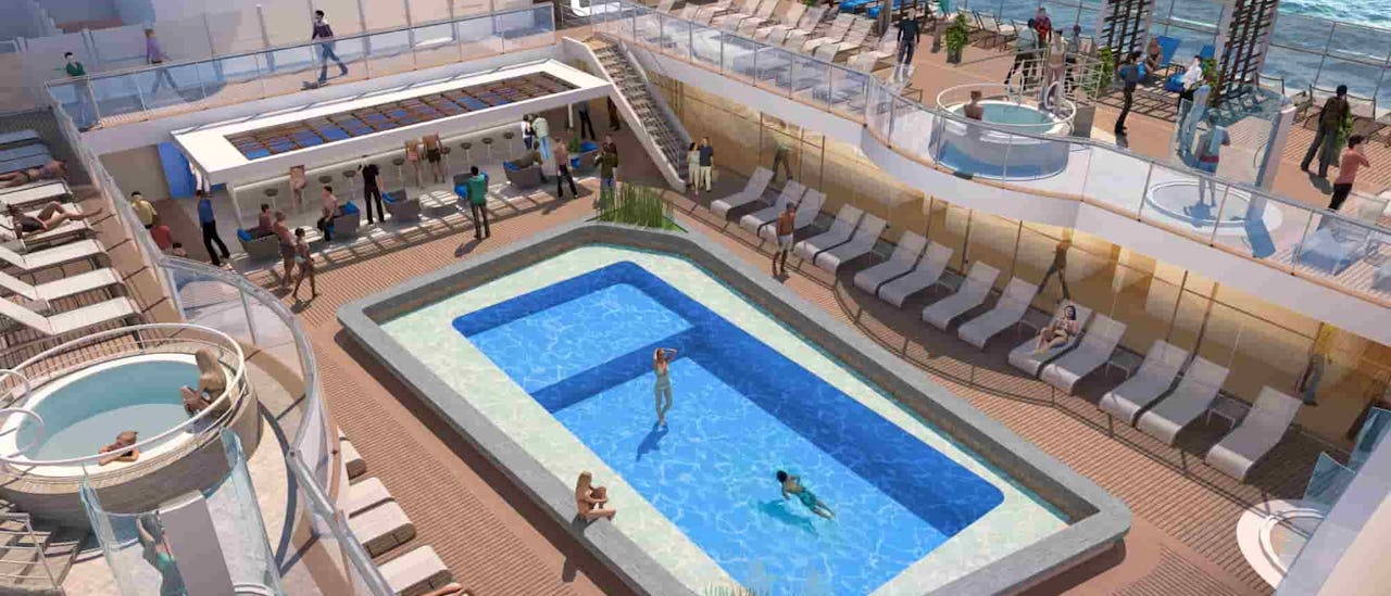 Retreat Pool, Sky Princess