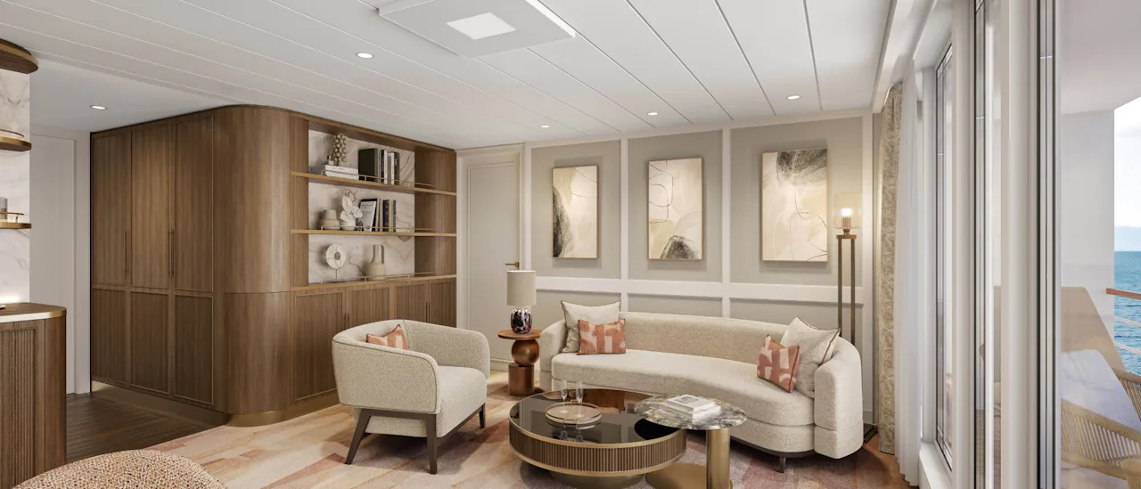 Oceania Suite Living Room on Aurelia