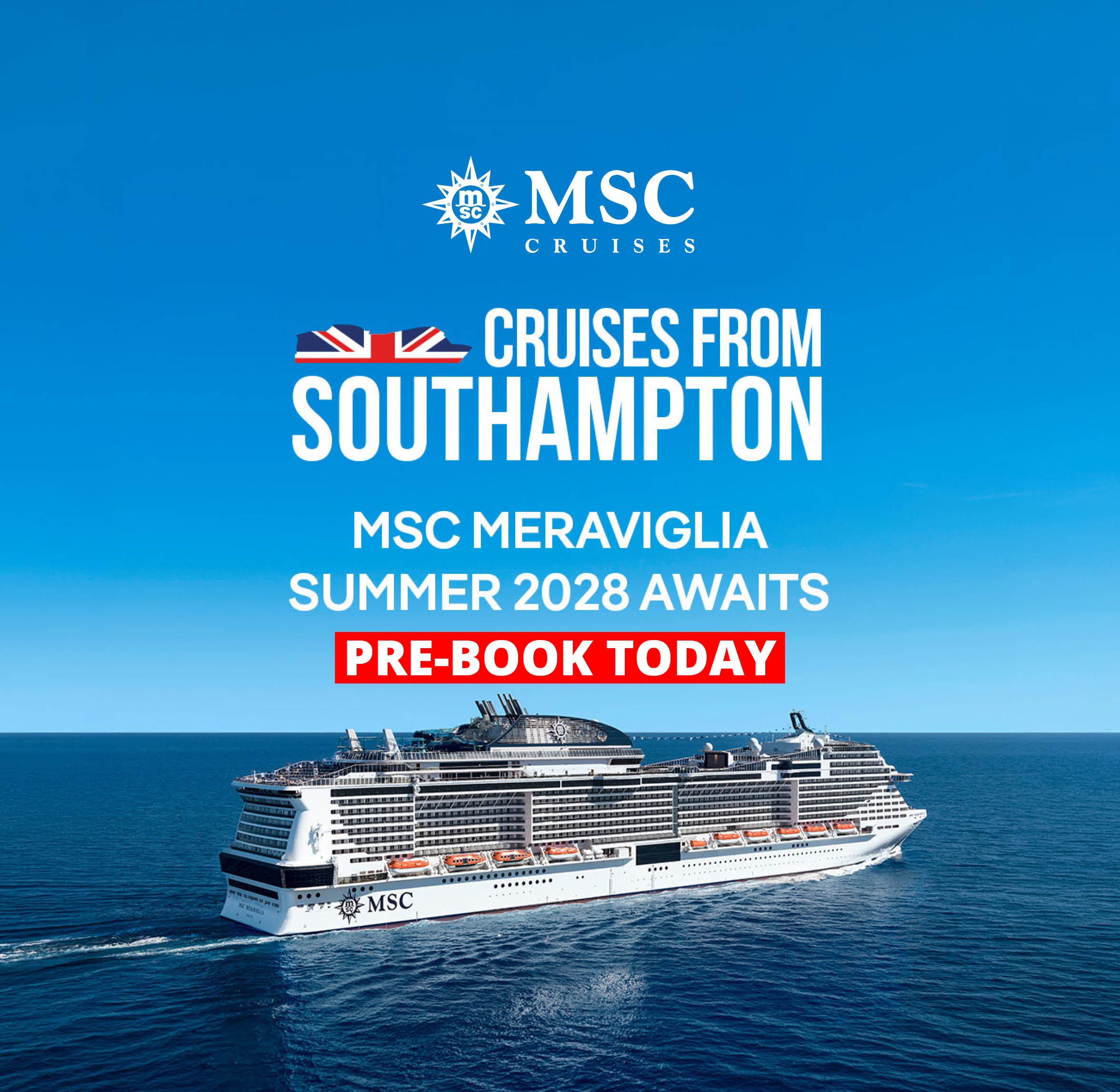 MSC Meraviglia Southampton Return