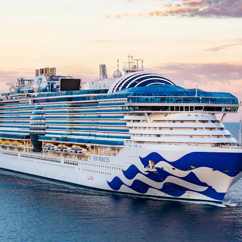 Sun Princess sailing in the mediterranean