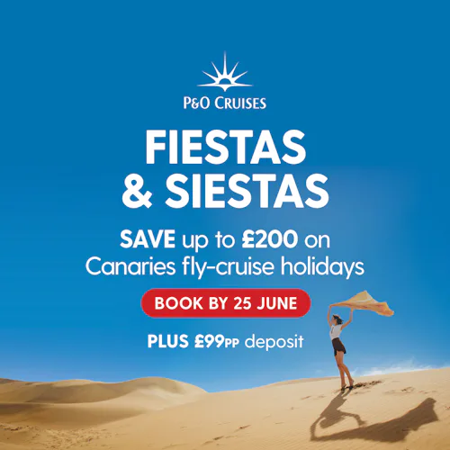SAVE UP TO £200 WITH P&O CRUISES
