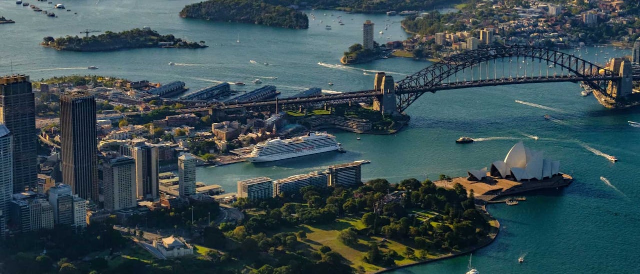 Viking docked in Sydney