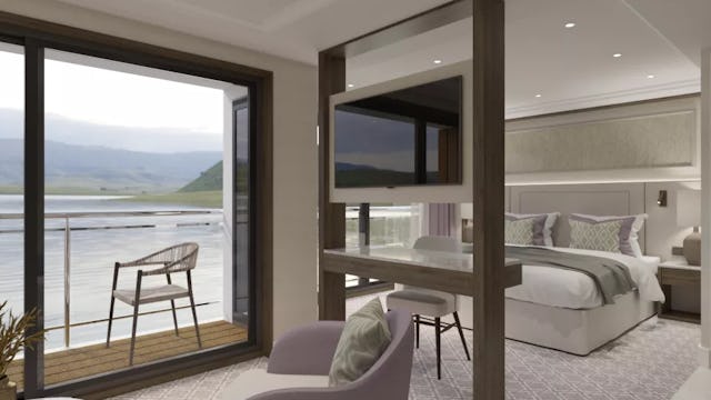 MS Riviera Rose Balcony Cabin Stateroom Accomodation