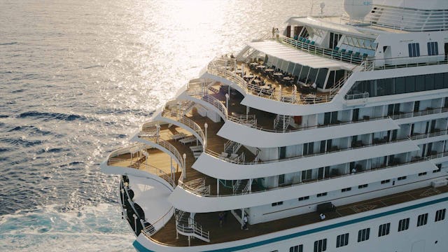 Crystal Cruises Crystal Serenity Cruise Ship Stern