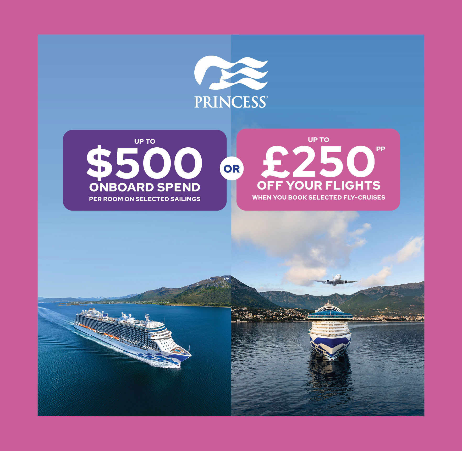 UP TO $500 ONBOARD SPEND