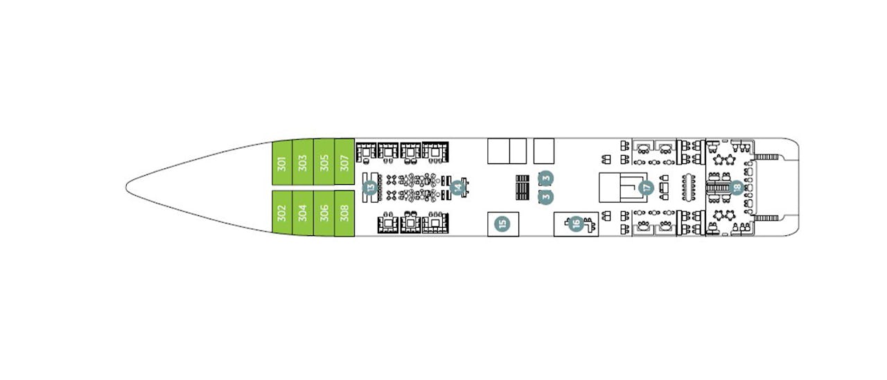Emerald Kaia Deck 3 Emerald Deck Plan