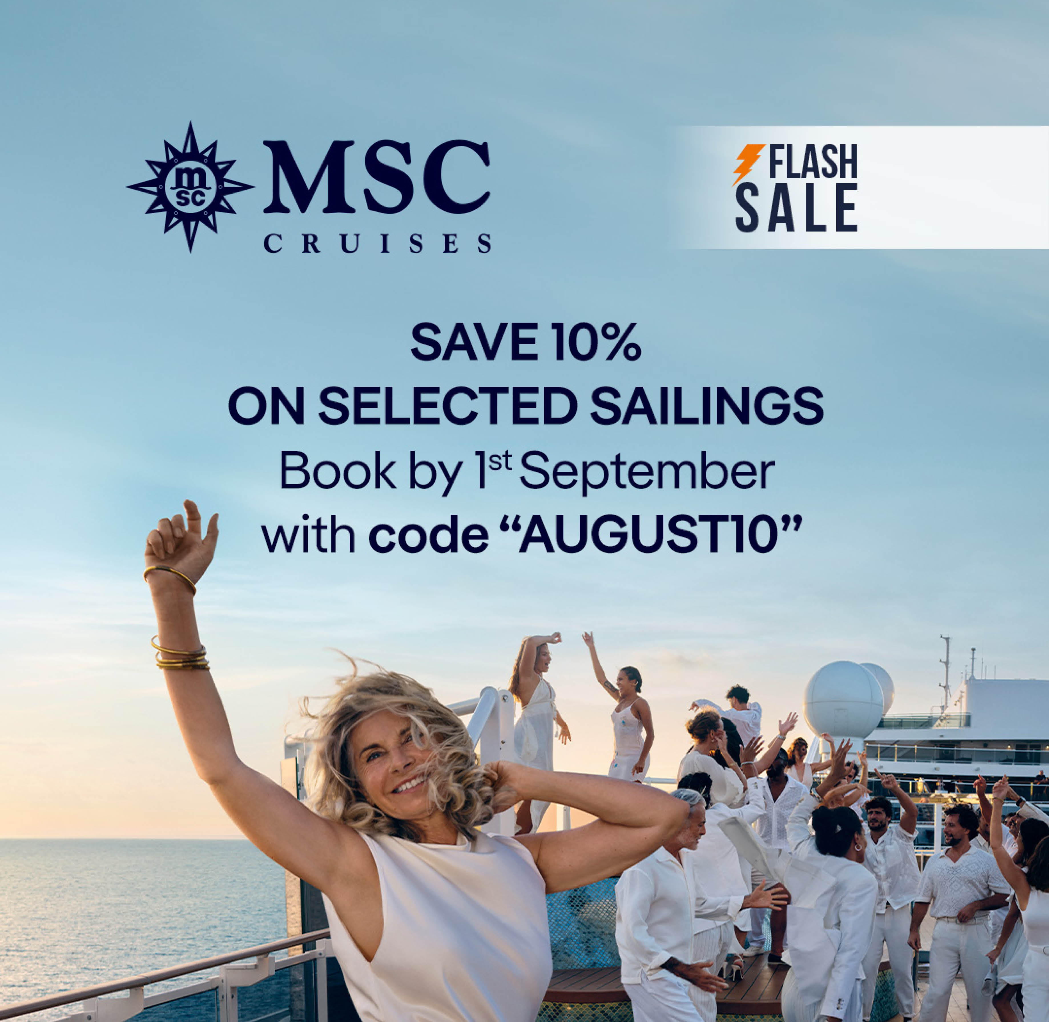 MSC CRUISES BANK HOLIDAY SALE