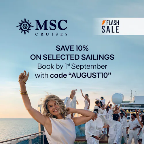 MSC CRUISES BANK HOLIDAY SALE