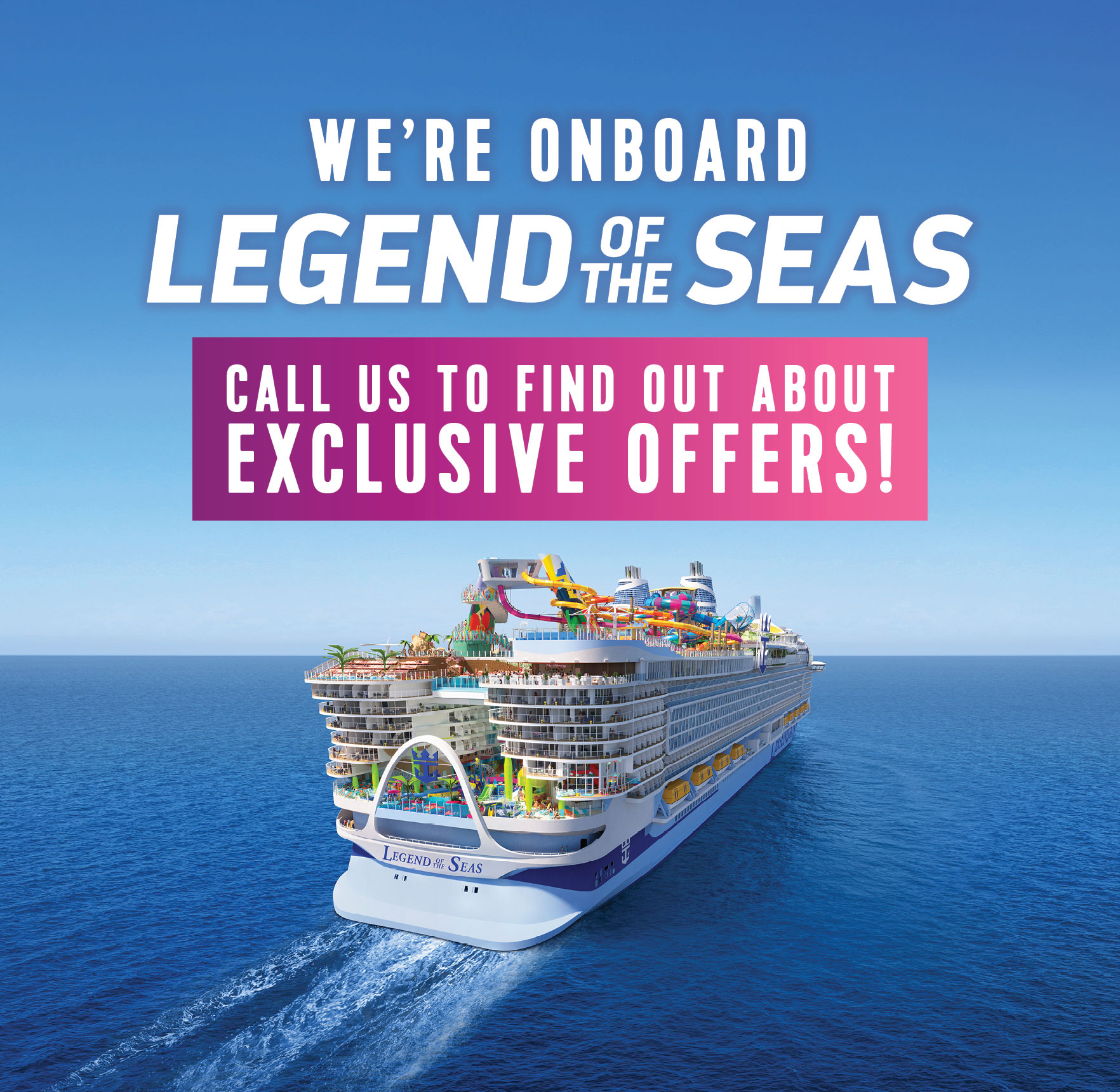 WE'RE ONBOARD: LEGEND OF THE SEAS!