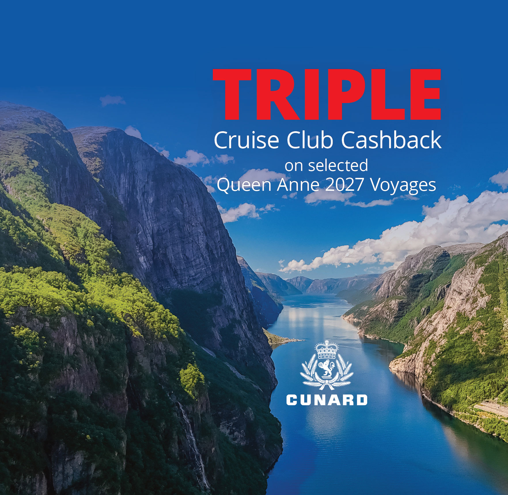 TRIPLE CRUISE CLUB CASHBACK