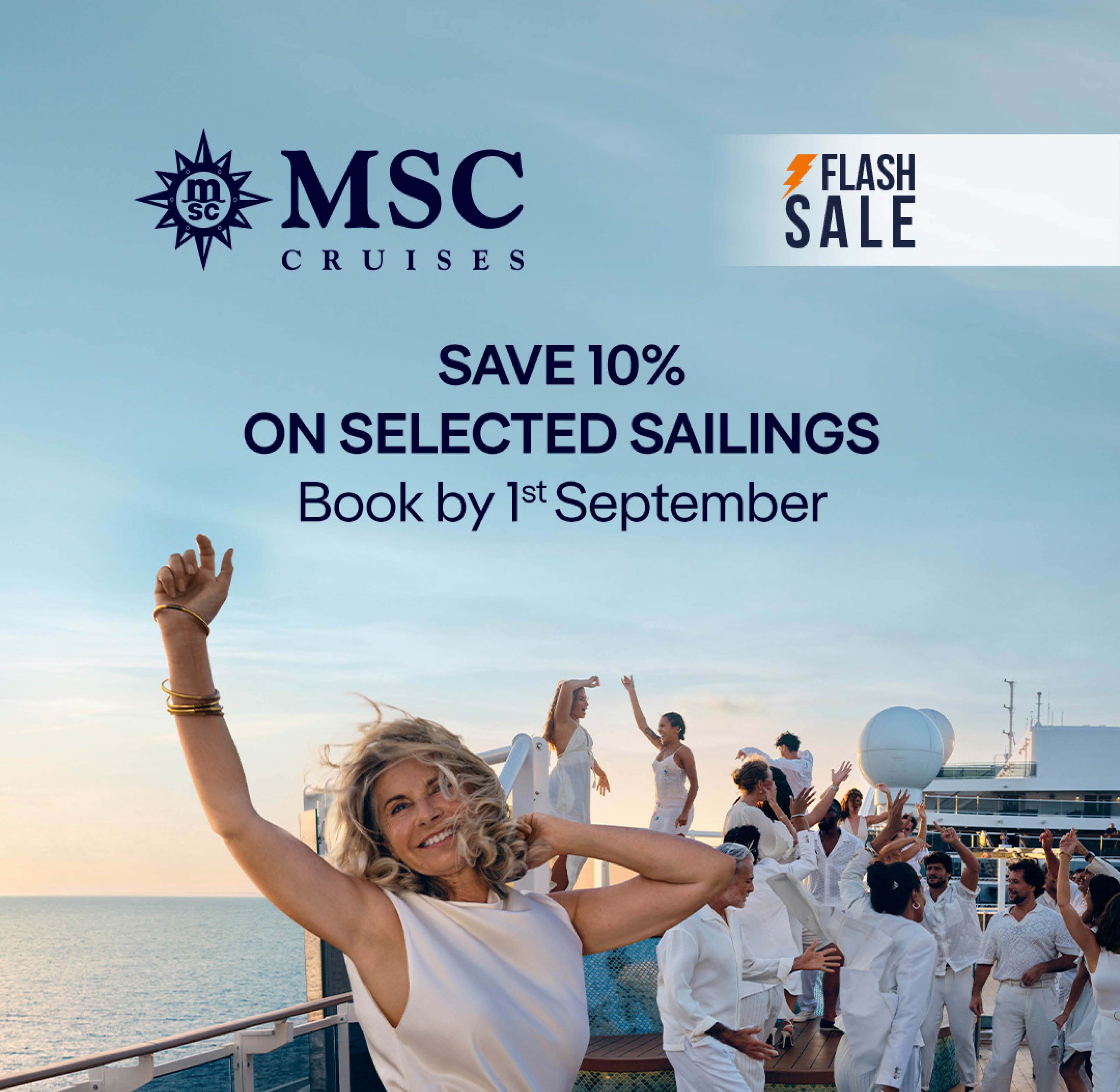 MSC CRUISES BANK HOLIDAY SALE